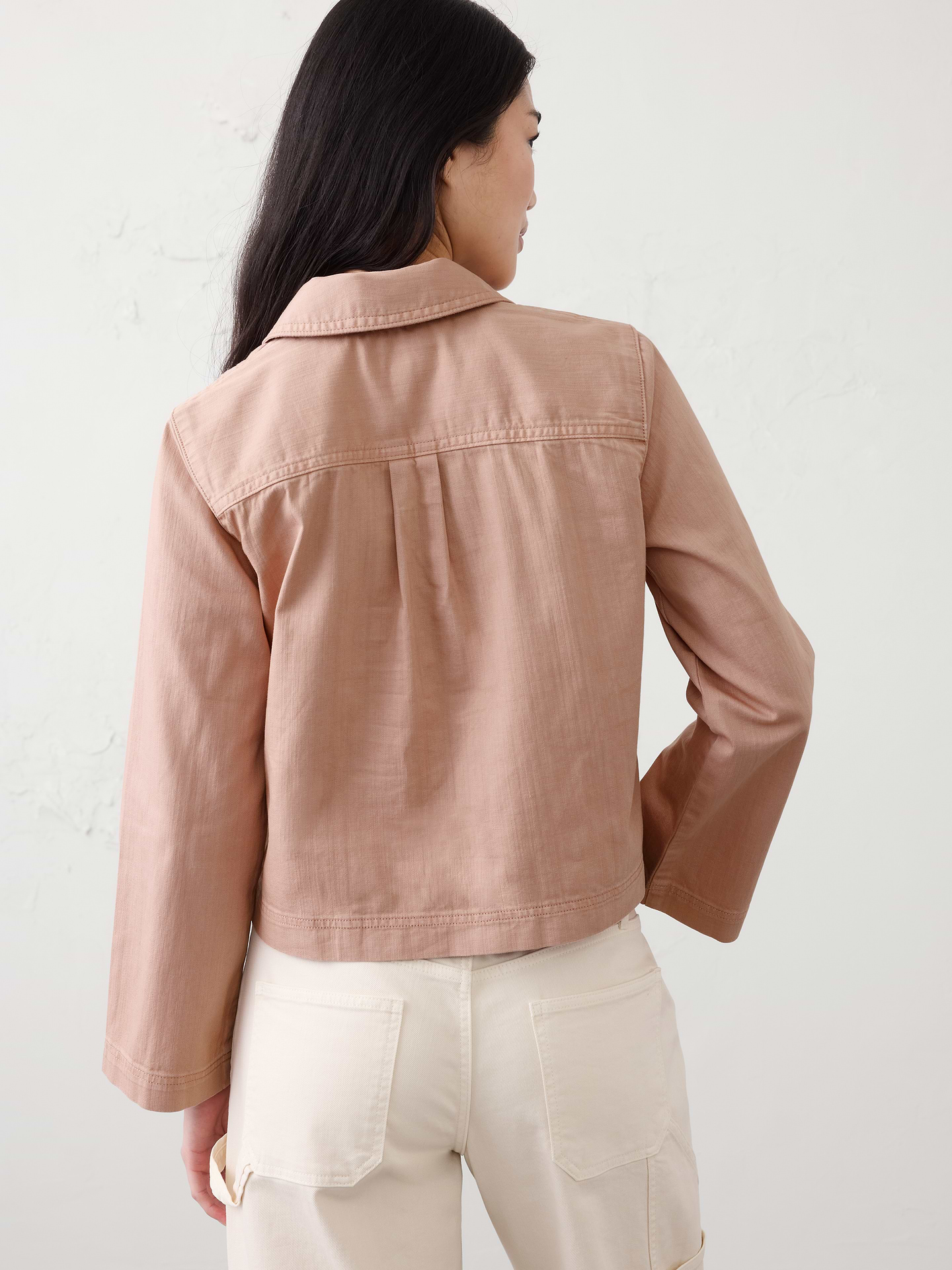 Image number 5 showing, Chambray Popover Top