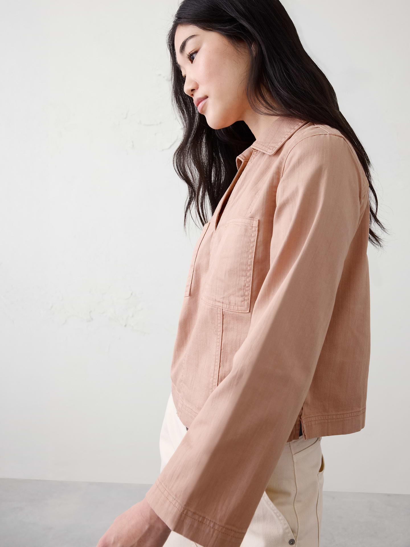 Image number 6 showing, Chambray Popover Top