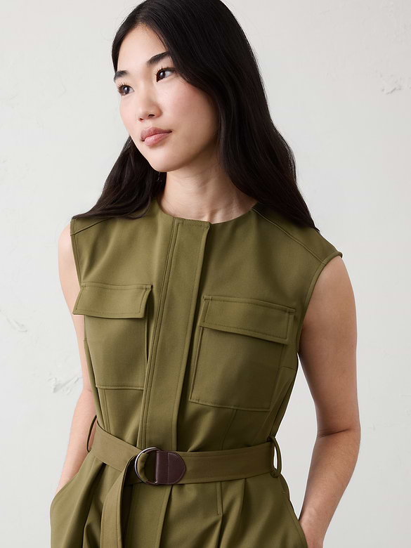 Utility Sateen Jumpsuit