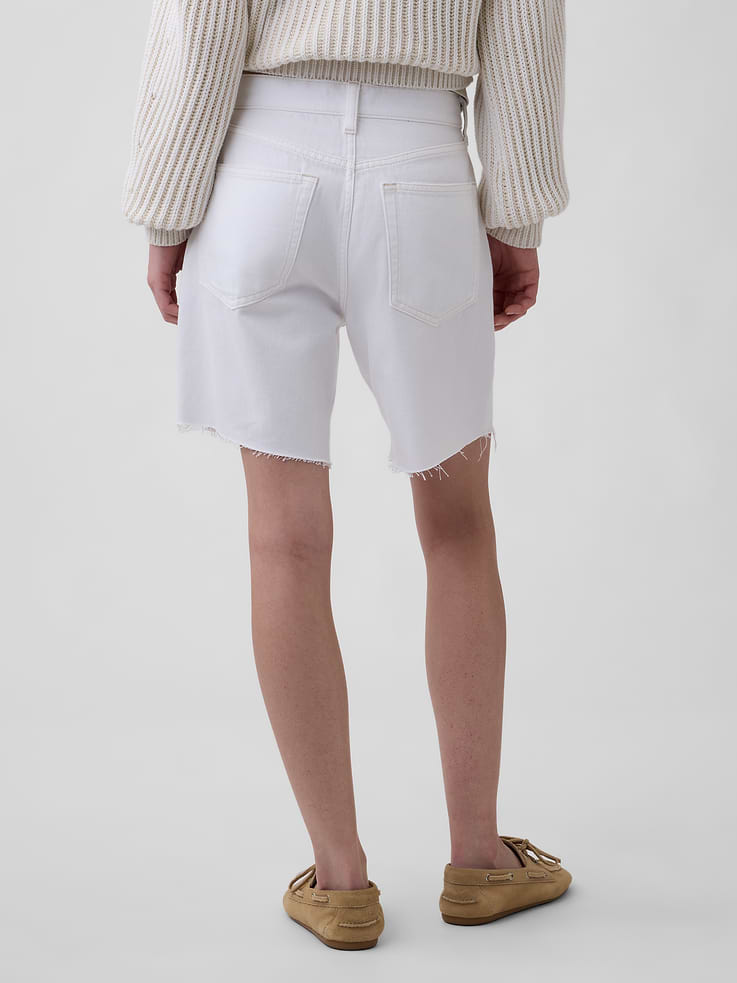 Image number 4 showing, 8" Mid Rise UltraSoft Loose Bermuda Shorts