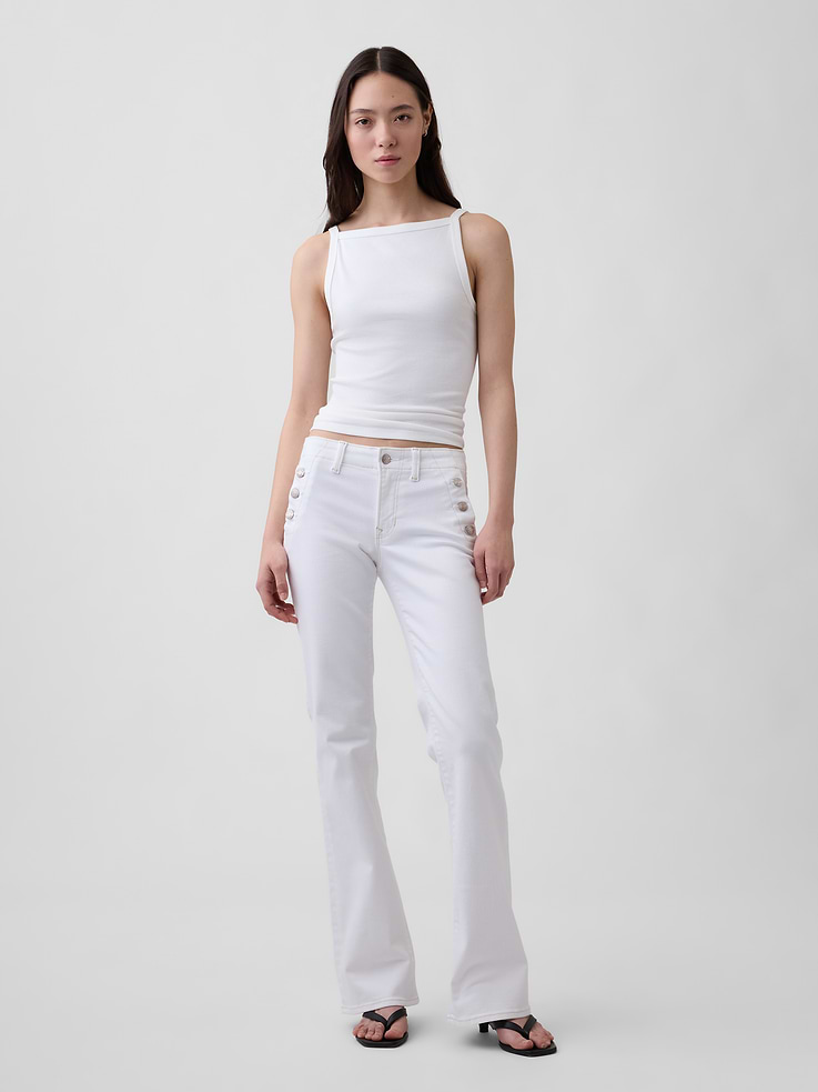 Image number 1 showing, Low Rise Long & Lean Sailor Jeans