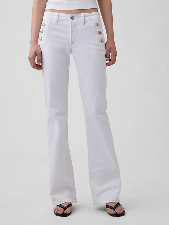 Low Rise Long & Lean Sailor Jeans