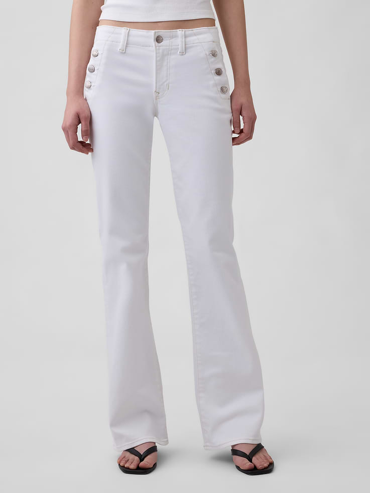 Image number 2 showing, Low Rise Long & Lean Sailor Jeans