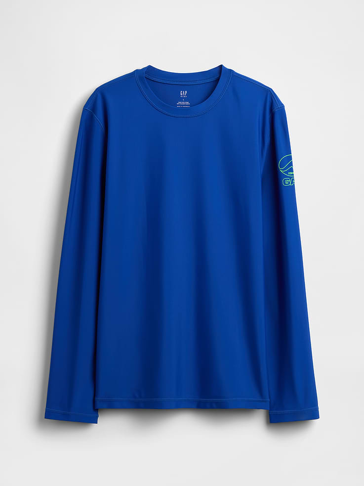 Image number 1 showing, Kids Logo Rash Guard