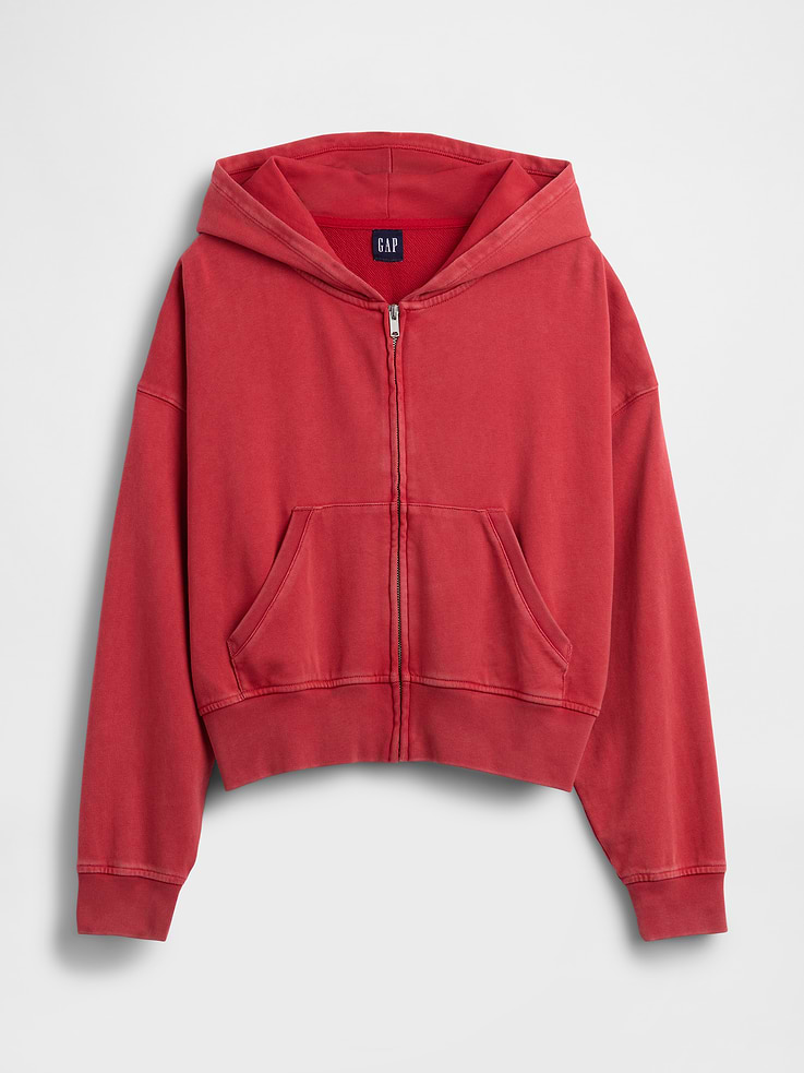 Image number 5 showing, VintageSoft Terry Zip Hoodie