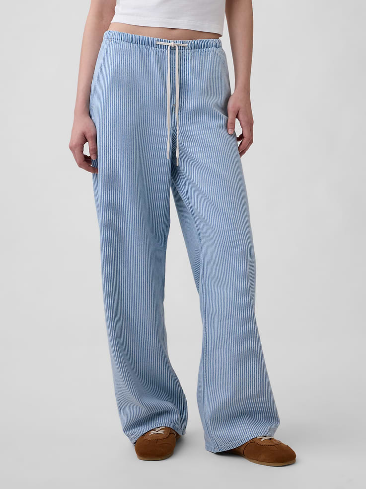 Image number 2 showing, Low Rise UltraSoft Easy '90s Loose Stripe Jeans