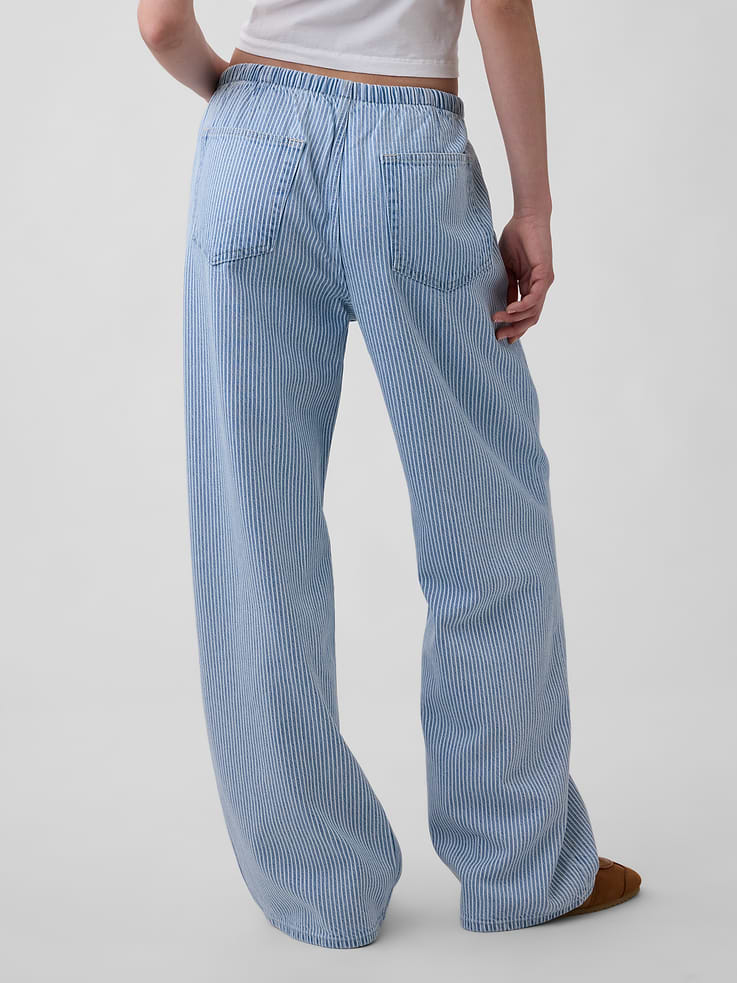 Image number 4 showing, Low Rise UltraSoft Easy '90s Loose Stripe Jeans