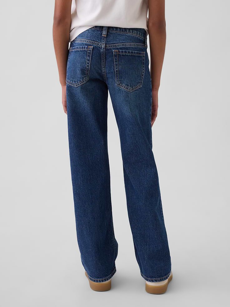 Image number 4 showing, Kids Low Rise Relaxed Straight Jeans