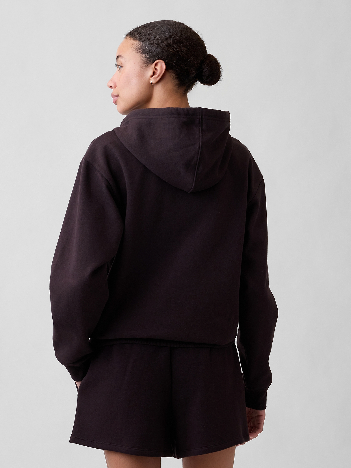 Relaxed Gap Logo Zip Hoodie | Gap Factory