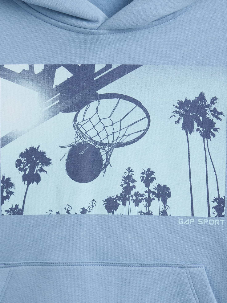 Image number 5 showing, Kids VintageSoft Relaxed Graphic Hoodie