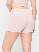 Image number 6 showing, High-Waisted Ribbed Boyshort Briefs -- 3-inch inseam