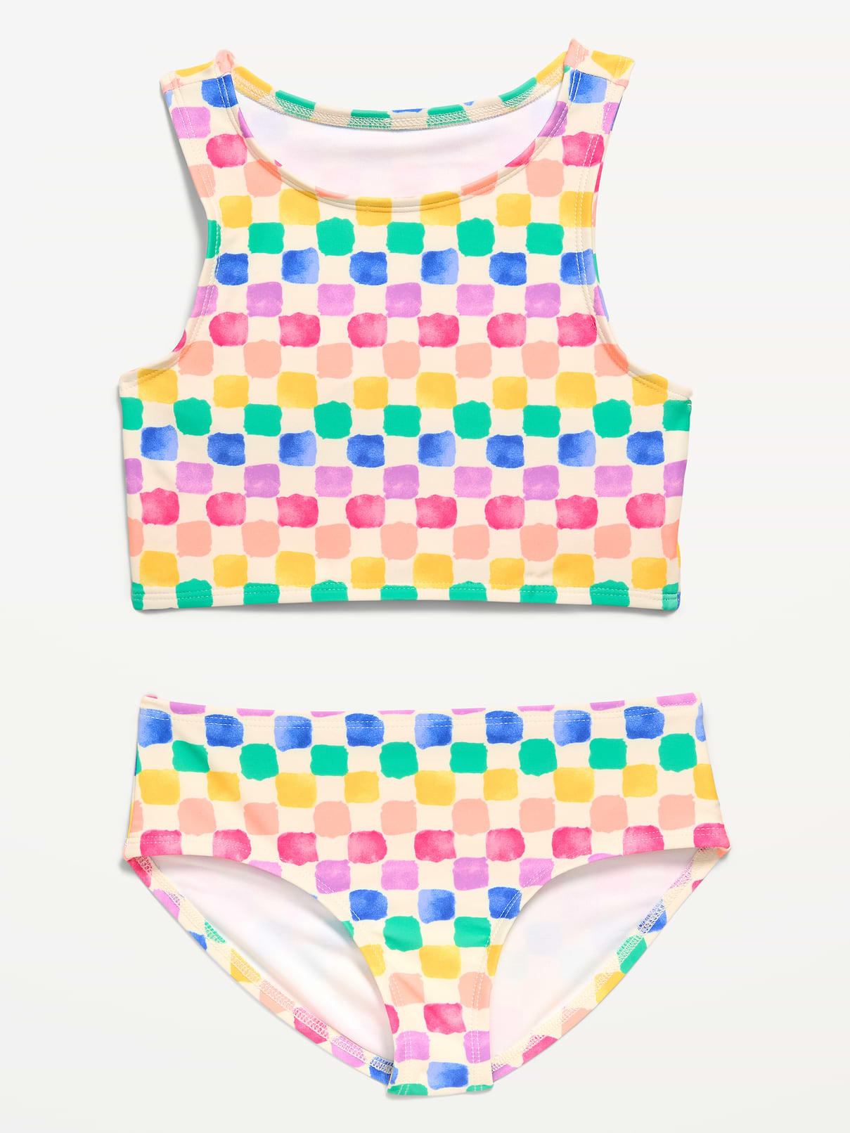 Image number 1 showing, Printed Tankini Swim Set for Girls