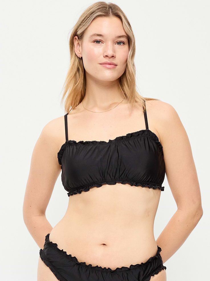 Image number 5 showing, Scoop-Neck Ruffle Swim Top
