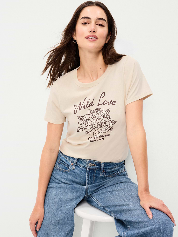 Image number 3 showing, EveryWear Crew-Neck Graphic T-Shirt