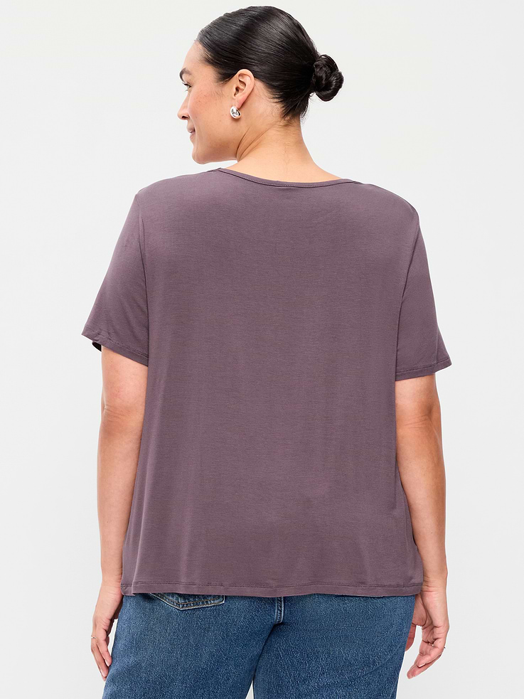 Image number 8 showing, Luxe Crew-Neck T-Shirt