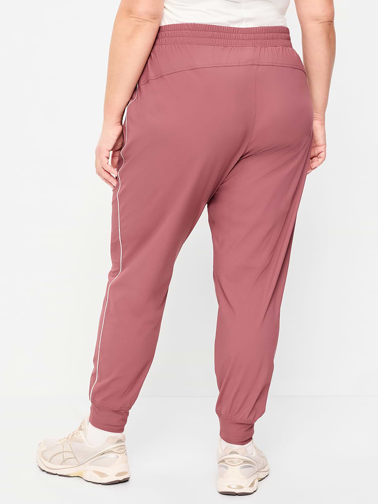 Image number 8 showing, High-Waisted Side-Striped SleekTech Jogger