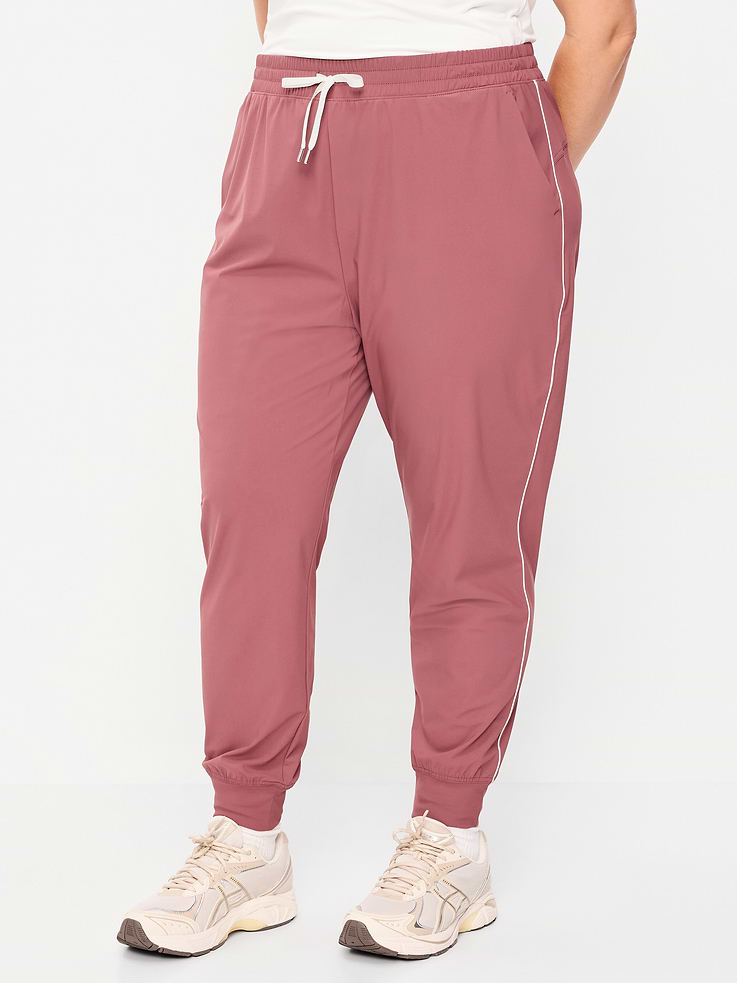 Image number 7 showing, High-Waisted Side-Striped SleekTech Jogger