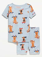 Image number 1 showing, Printed Snug-Fit Pajama Set for Toddler & Baby