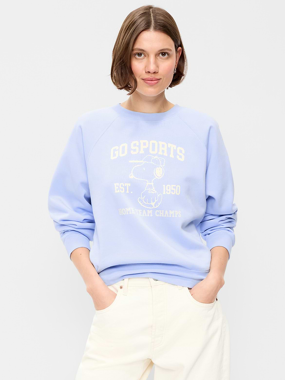Peanuts™ Oversized Raglan Sweatshirt