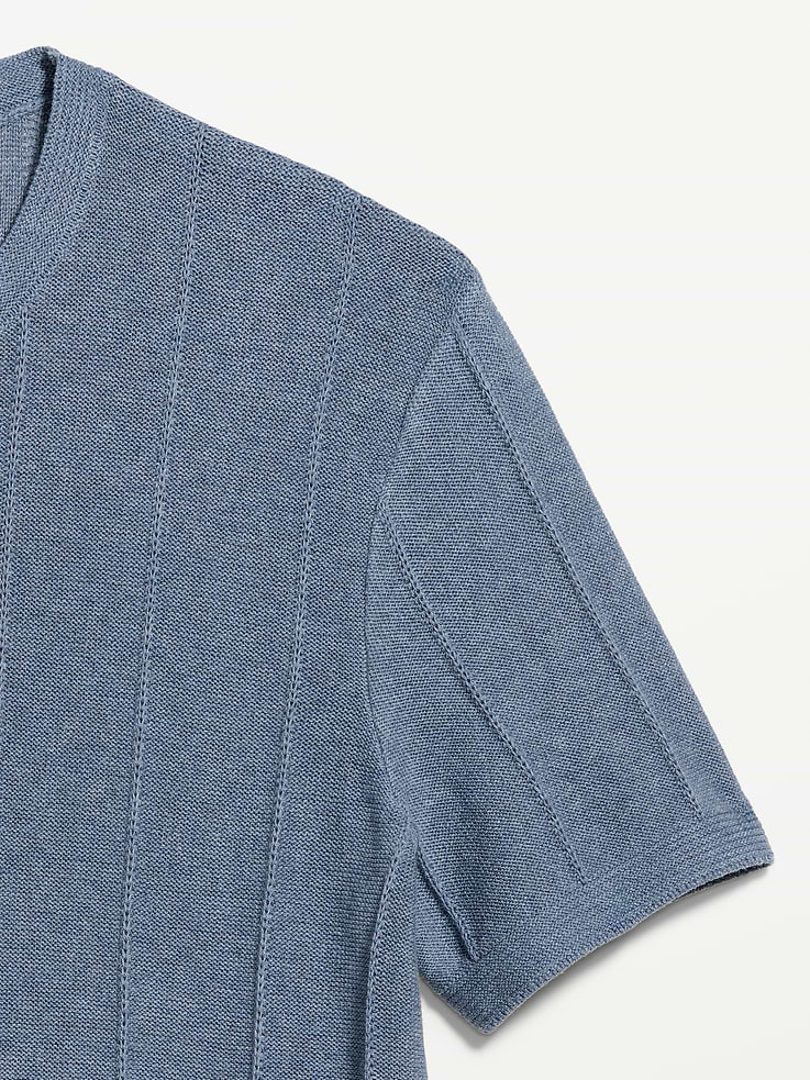 L'image numéro 4 présente T-shirt en tricot décontracté