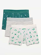 Image number 1 showing, Printed Trunks 3-Pack -- 3-inch inseam
