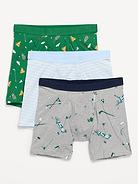 Image number 1 showing, Printed Boxer-Brief Underwear 3-Pack -- 6.25-inch inseam