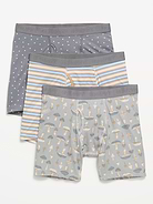 Image number 1 showing, Printed Boxer-Brief Underwear 3-Pack -- 6.25-inch inseam