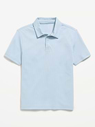 Image number 4 showing, Short-Sleeve Textured Mesh Polo Shirt for Boys