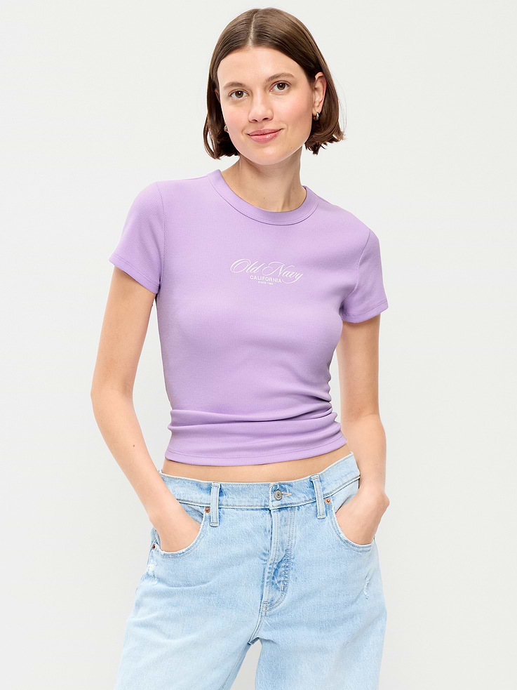 Image number 1 showing, Logo-Graphic Snug T-Shirt