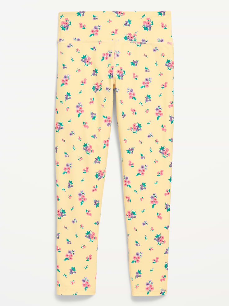 Image 5 of 6, High-Waisted PowerSoft 7/8 Leggings for Girls