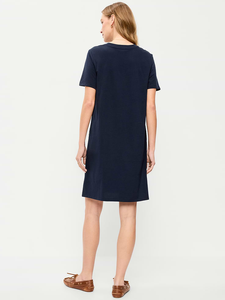 Image number 2 showing, Vintage Crew-Neck Mini T-Shirt Dress