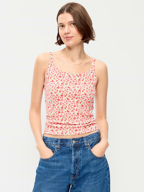 Pointelle Cami Tank Top