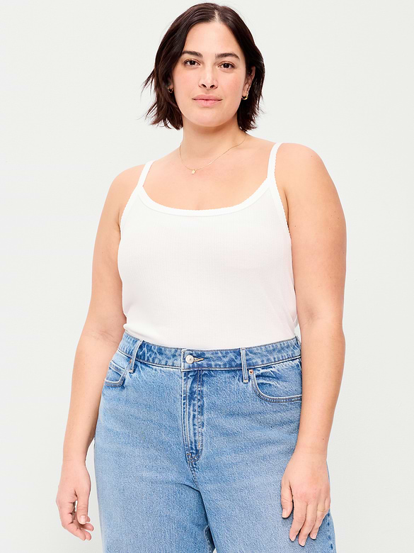 Camisole en tricot pointelle