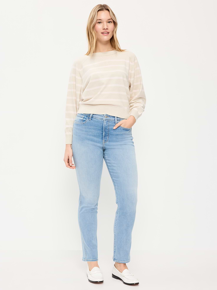 Image number 6 showing, High-Waisted Slim Jeans