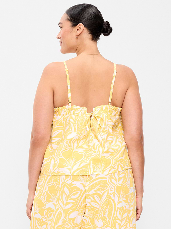 Crinkle Gauze Tank Top