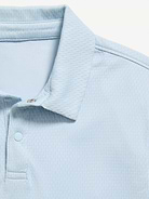 Image number 5 showing, Short-Sleeve Textured Mesh Polo Shirt for Boys