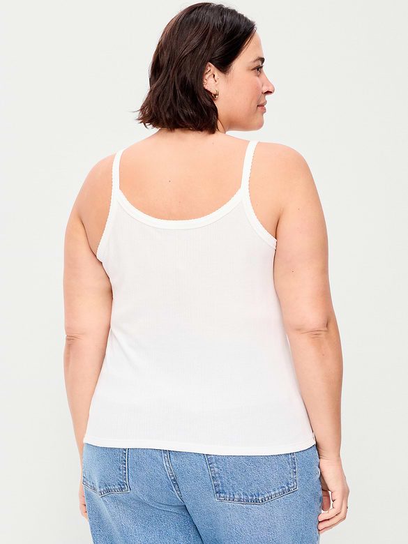 Camisole en tricot pointelle