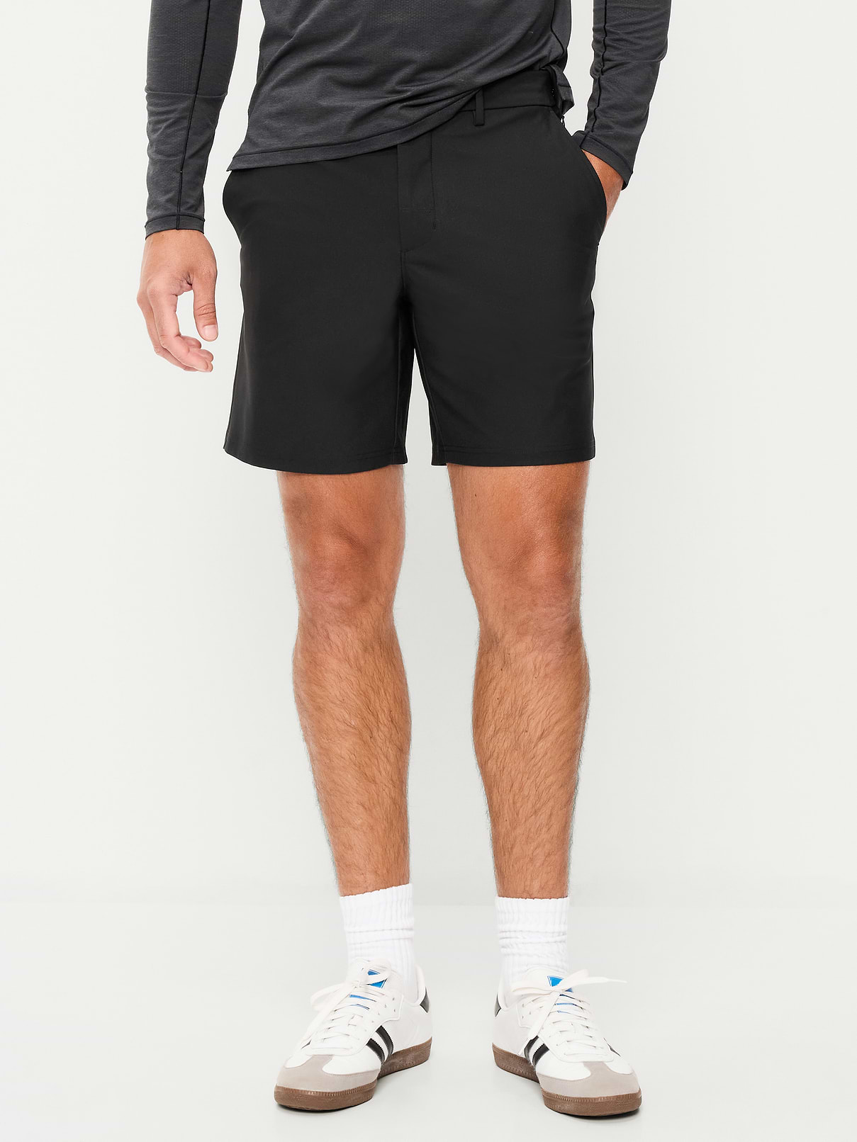 Image number 1 showing, Tech Hybrid Chino Shorts -- 8-inch inseam