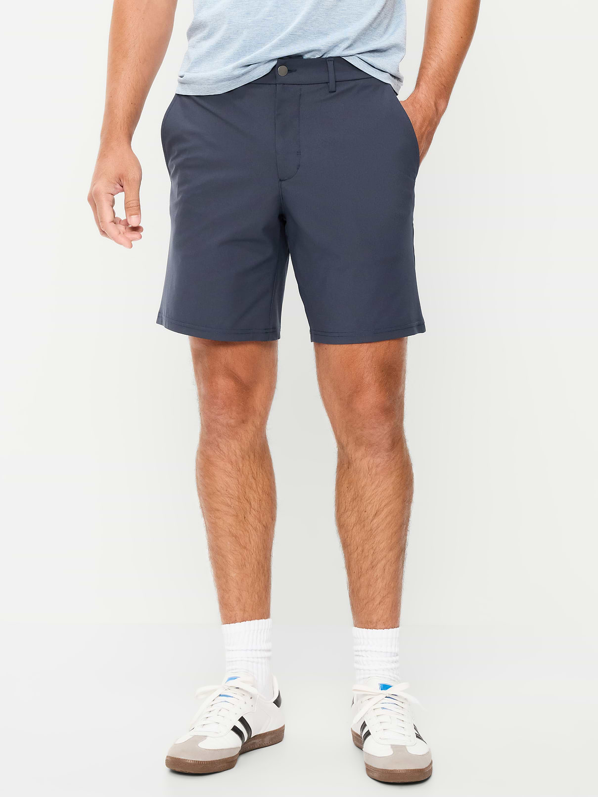Image number 1 showing, Tech Hybrid Chino Shorts -- 8-inch inseam