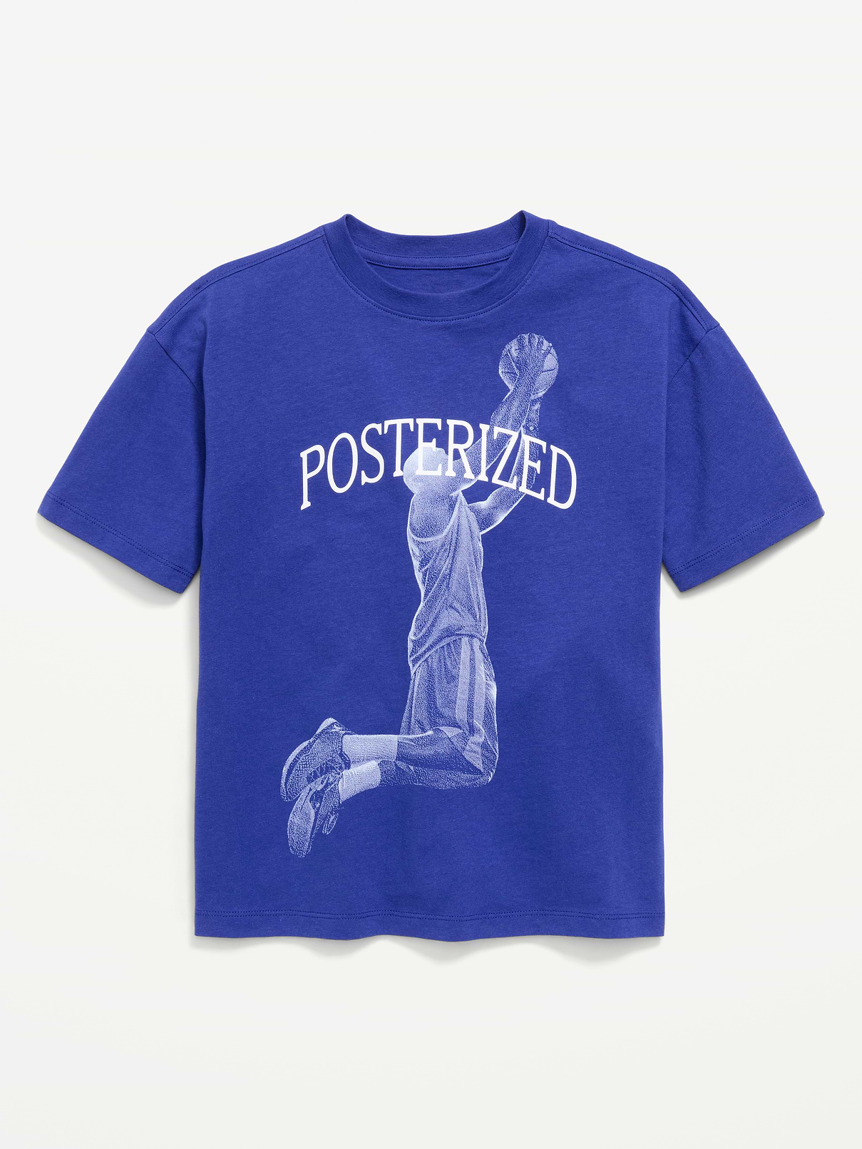 Oversized Short-Sleeve Graphic T-Shirt for Boys