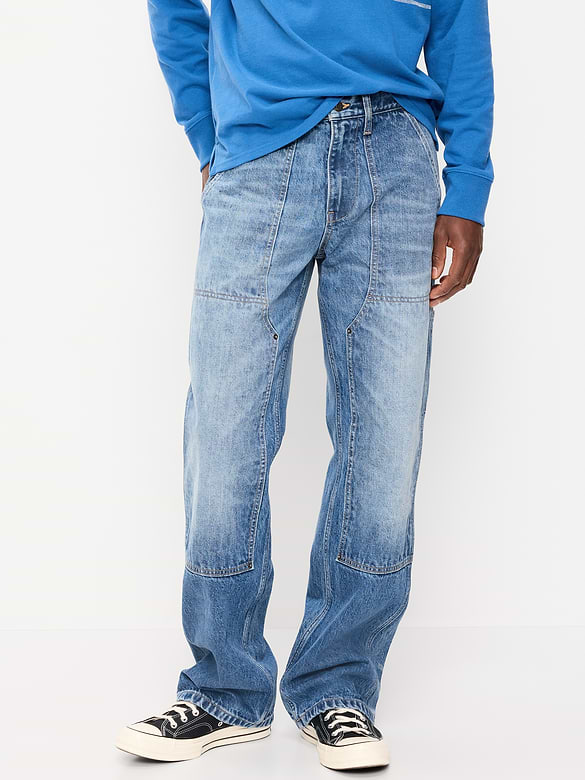90s Baggy Double-Knee Carpenter Jeans