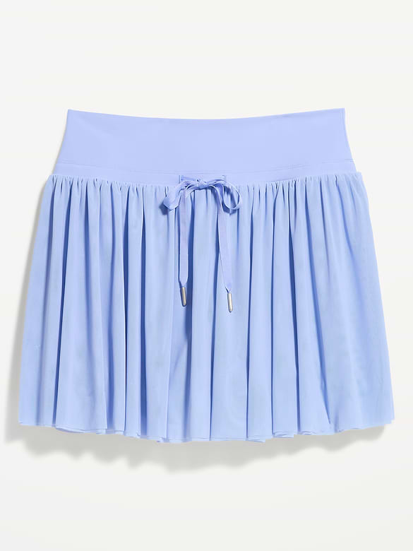 Jupe-short à taille haute en maille