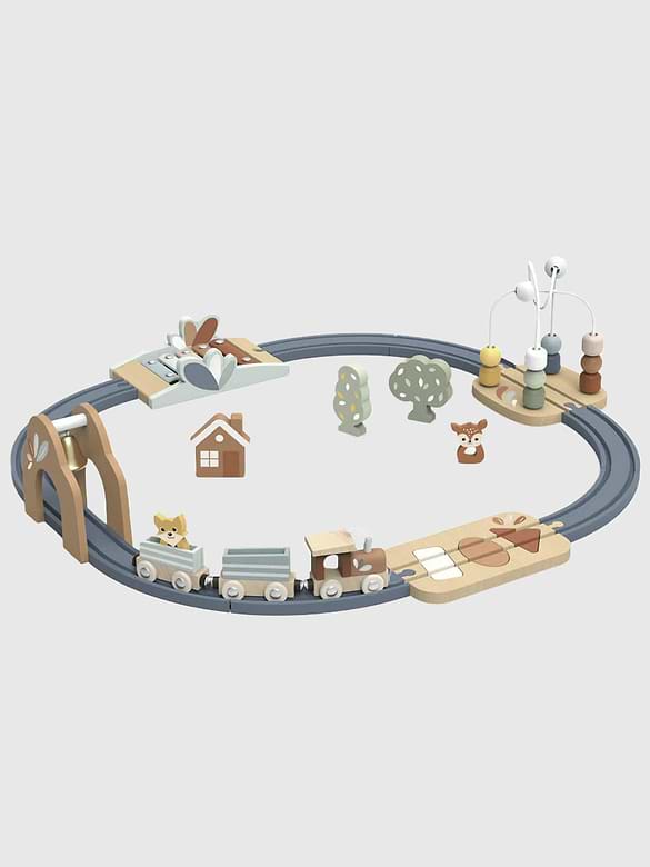 Multi-Activity Railway Set Toddler Toy