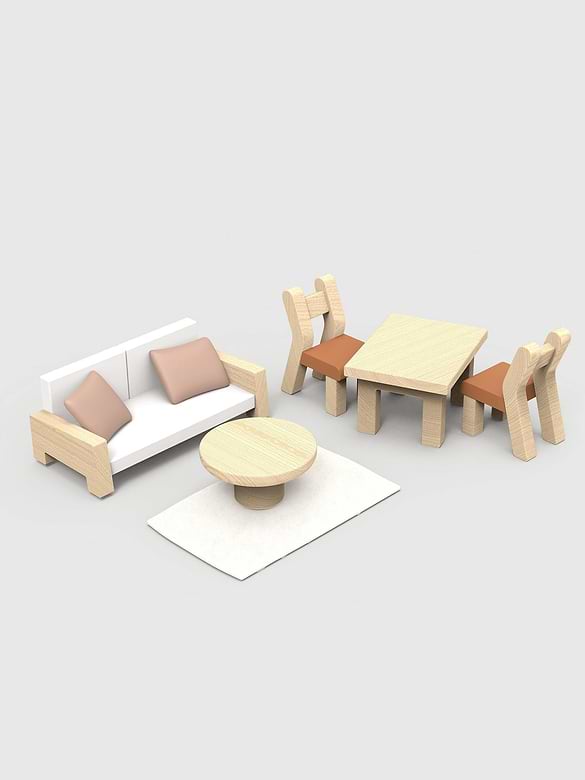 Flowers Cottage with Starter Set Toddler Toy