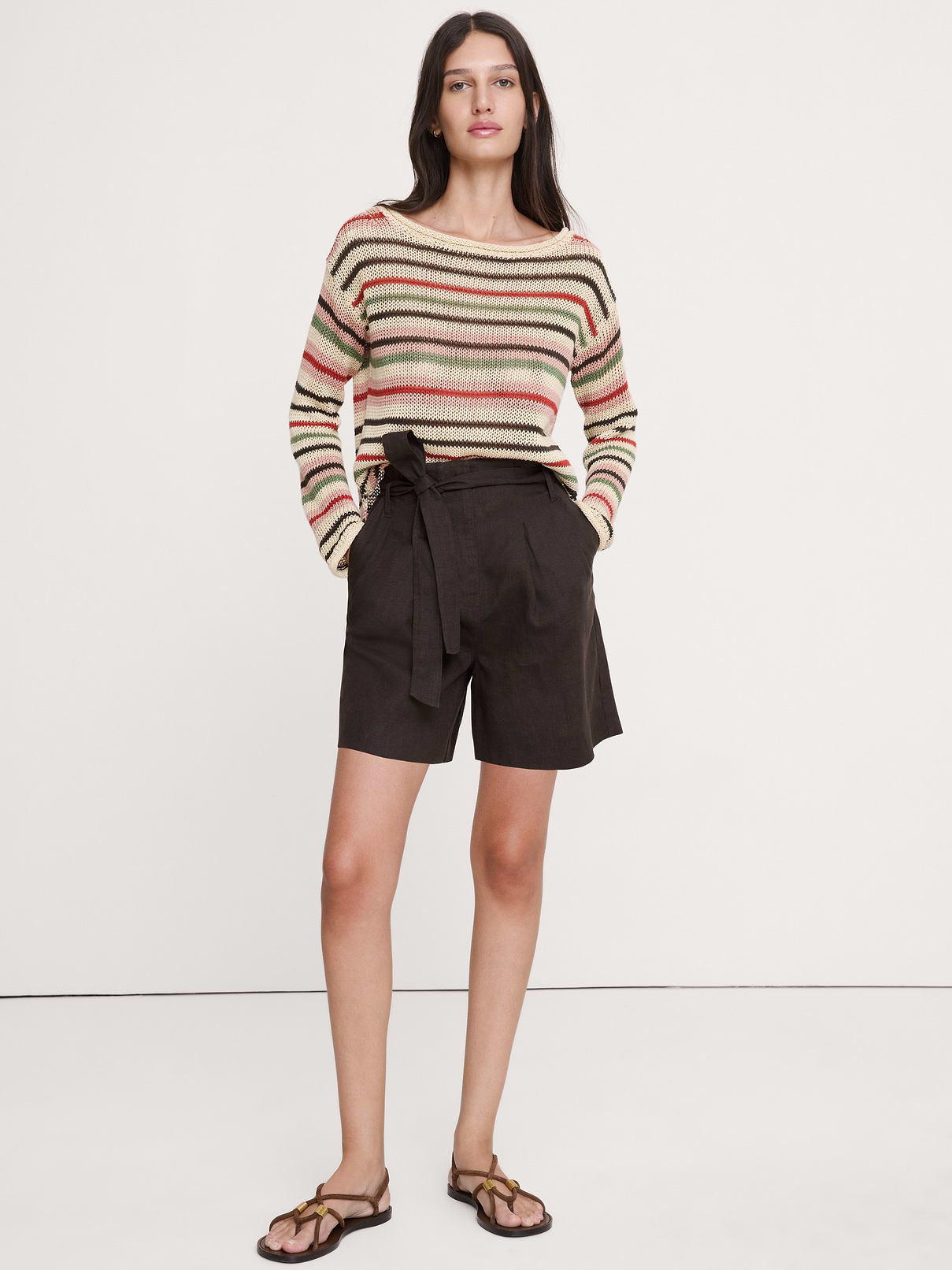 Heirloom Linen Boatneck Sweater