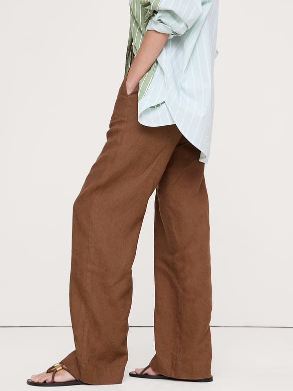 The Everyday Wide-Leg Pant in Linen