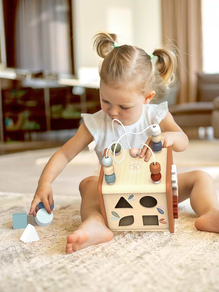 Image number 3 showing, 5 in 1 Activity Cube Toddler Toy