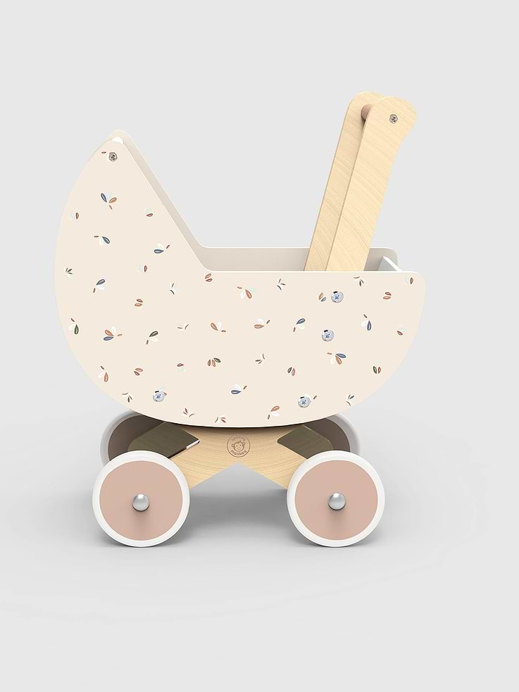 Image 5 of 5, Doll Pram Toddler Toy