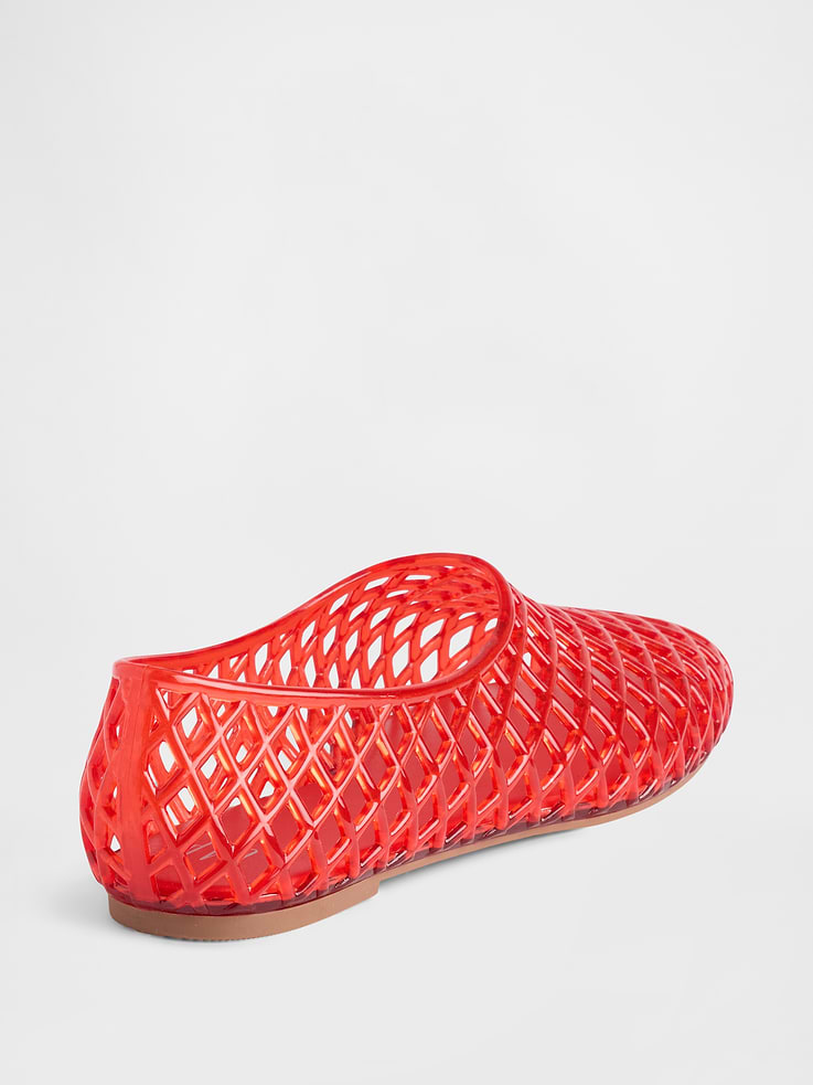 Image 4 of 5, Jelly Ballet Flat
