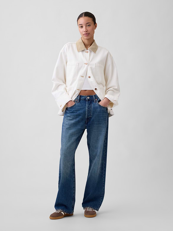 Relaxed Denim Chore Jacket